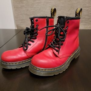 Dr Martens 1460J FLAT RED